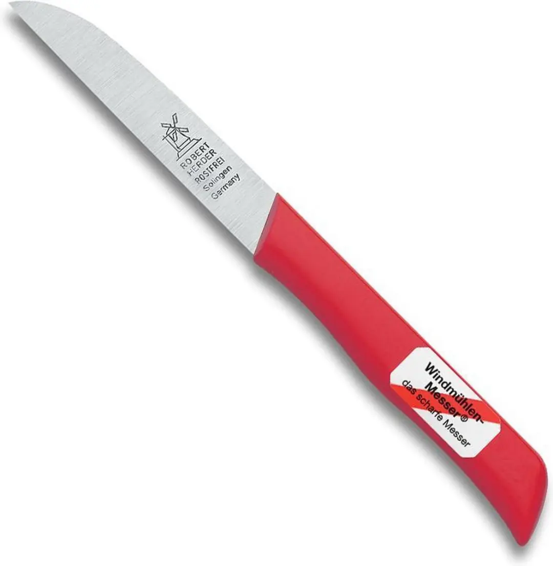 Robert Herder Molenmes Klassiker 1966 - RVS Lemmet 85mm - Rood