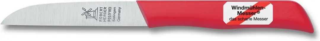 Robert Herder Molenmes Klassiker 1966 - RVS Lemmet 85mm - Rood