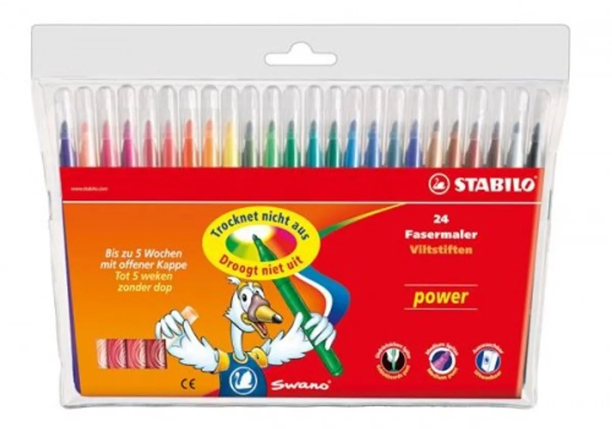 STABILO Power Marker Set - 24 Stuks Multicolor