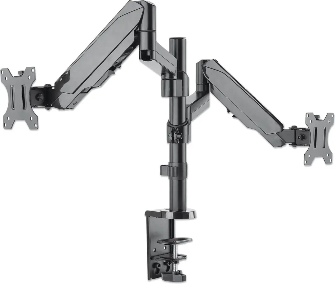 Manhattan MH LCD Monitor GasSpring Arm 461597 - 2 Monitoren - Zilver - afbeelding 5 van 6