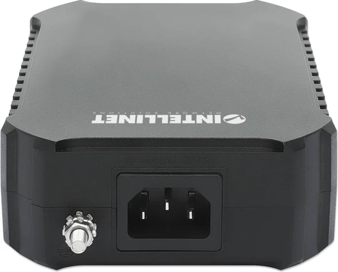 Manhattan INT Network PoE++ 10G Injector 561945 - Zwart