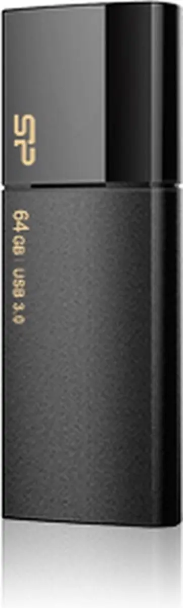 Silicon Power Blaze B05 USB Stick 128GB - Zwart - afbeelding 4 van 5