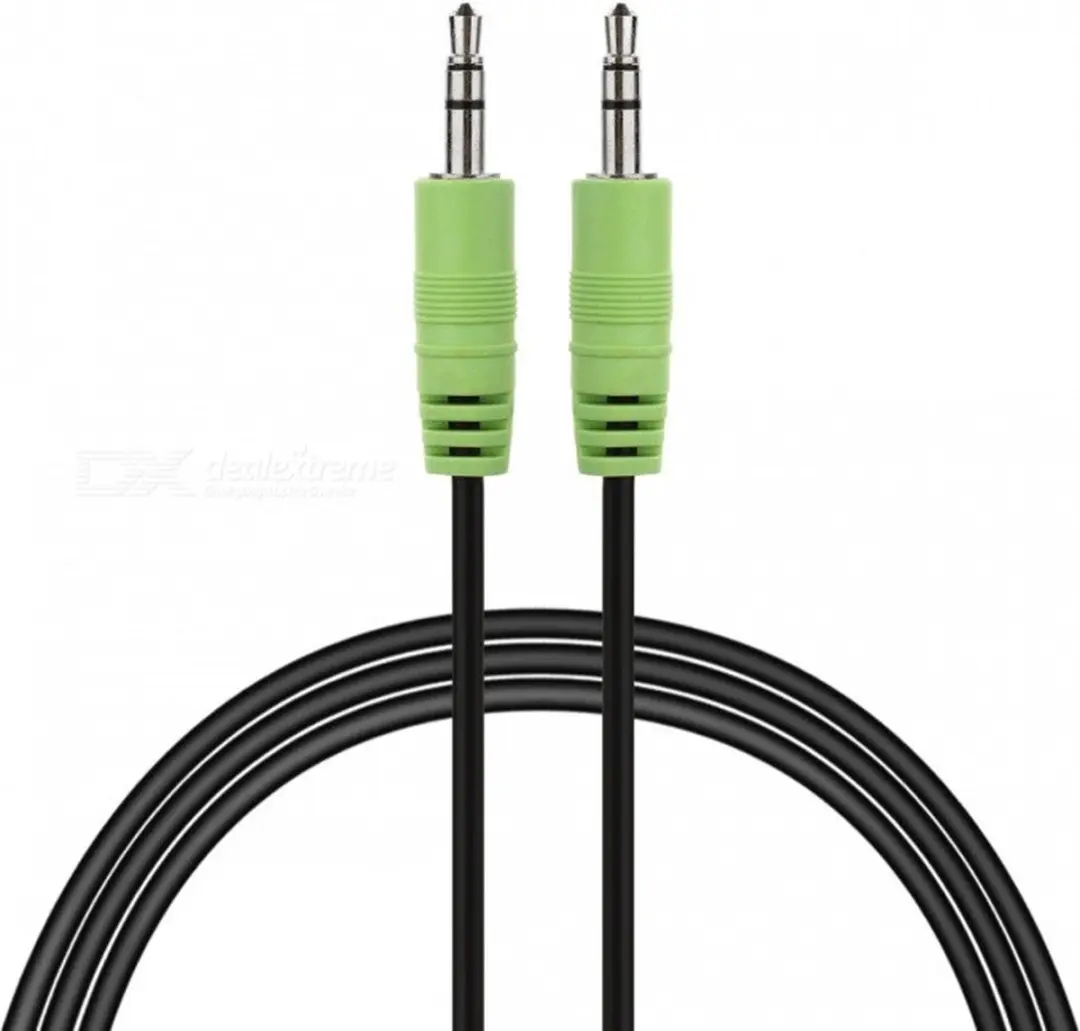 Audio Kabel 3.5mm Jack Aux Kabel Stereo 0,5 meter zwart.