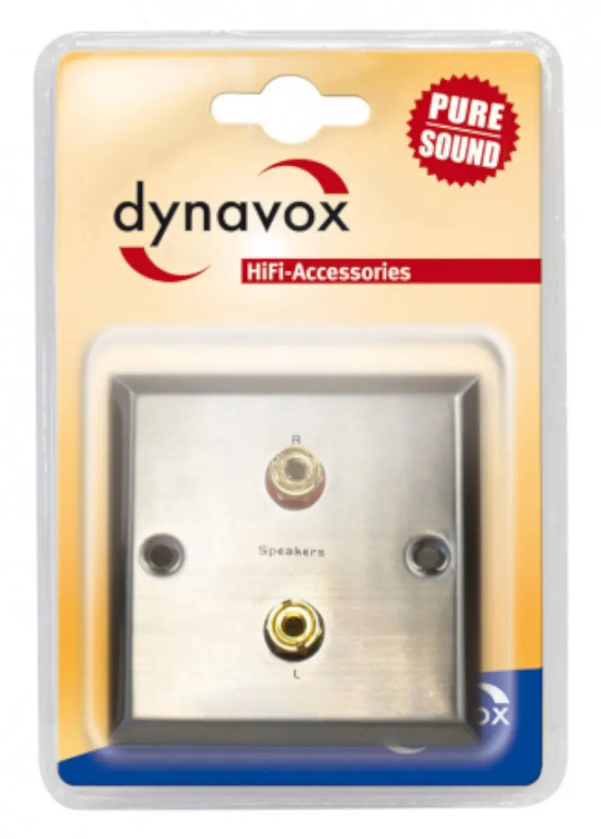 Dynavox Luispreker Wandplaat BN-205098 - Verguld - 86x86mm