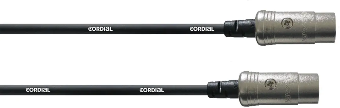 Cordial CFD 1.8 AA MIDI-kabel 1,8m - Zwart