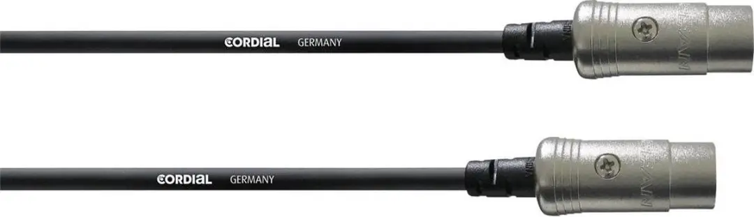 Cordial CFD 1.8 AA MIDI-kabel 1,8m - Zwart - afbeelding 6 van 6