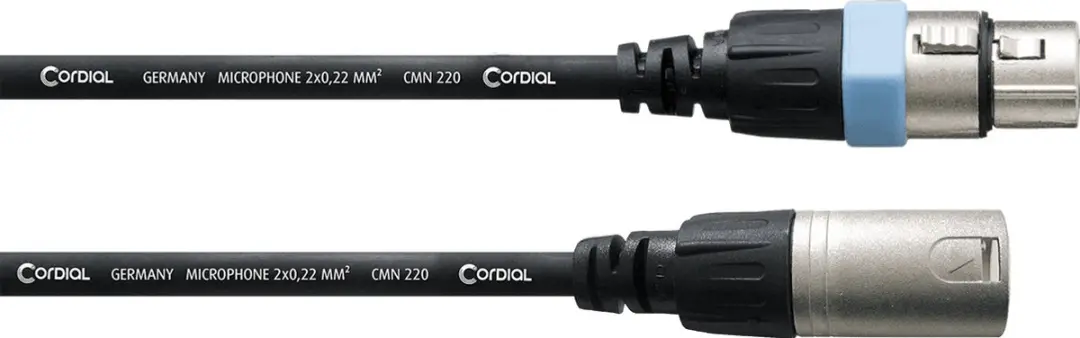 Cordial CCM FM Essentials Microfoonkabel XLR M/V - Zwart