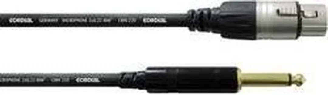 Cordial CCM 10 FP Microfoonkabel 10m - Zwart
