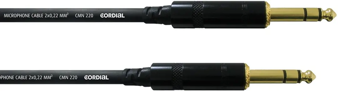 Cordial CFM6VV Stereo Jack Audiokabel 6m - Zwart