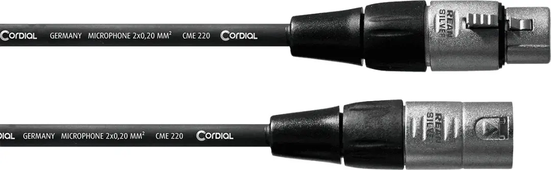 Cordial CFM FM Essentials Microfoonkabel XLR M/V - Zwart - afbeelding 5 van 5