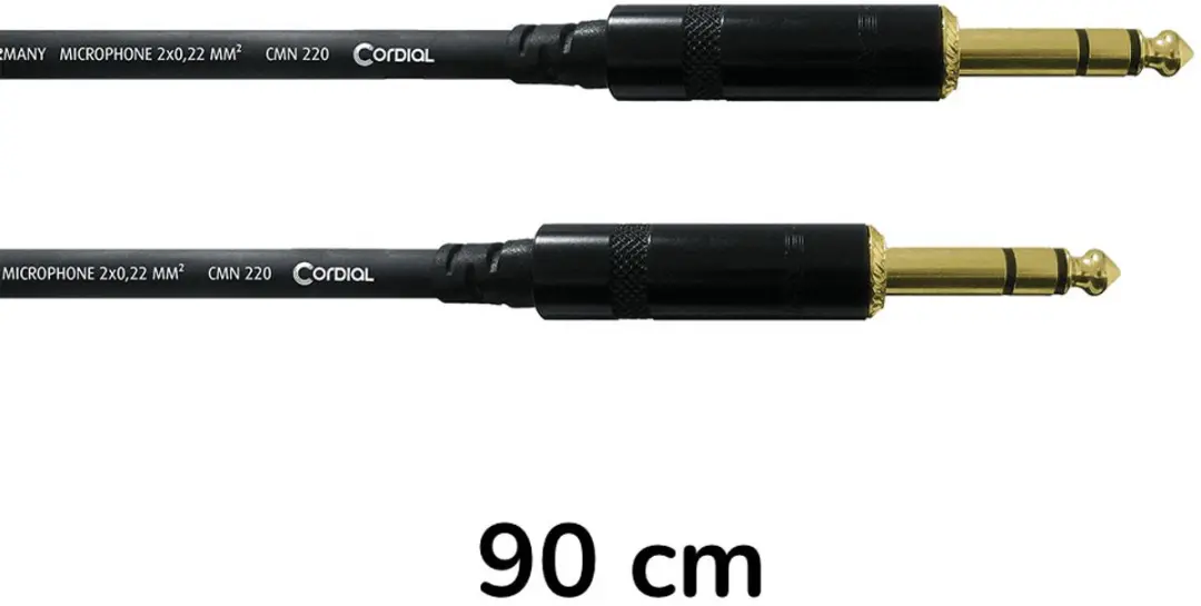 Cordial CFM0.9VV Stereo Jack Audiokabel 90cm