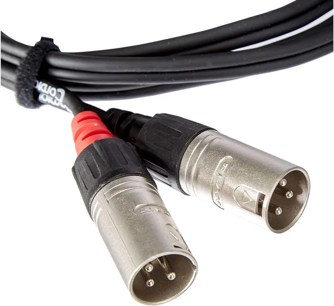 Cordial Audiokabel XLR naar Cinch 3m - Zwart