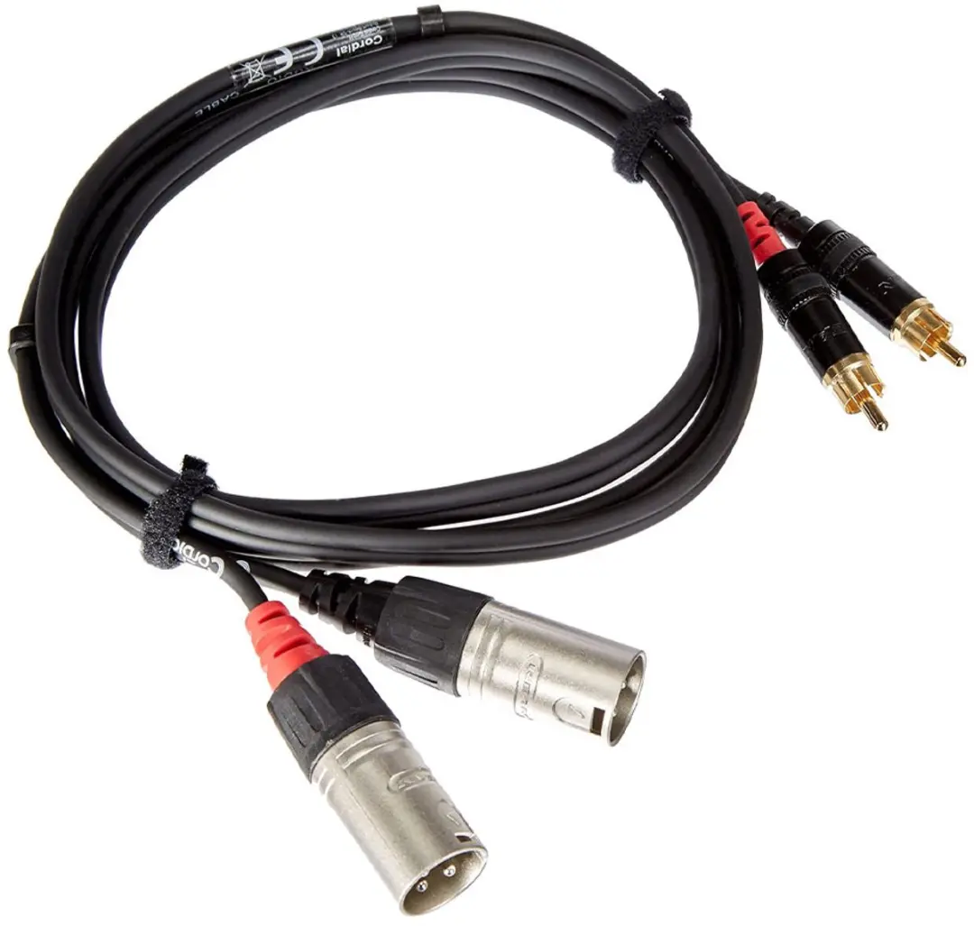 Cordial Audiokabel XLR naar Cinch 3m