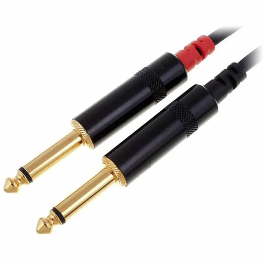 Cordial Cinch-jackkabel 6m CFU 6 PC - Zwart
