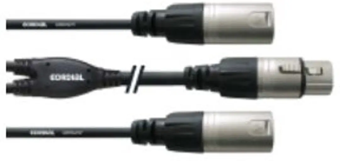 Cordial CFY0.3FMM XLR-kabel 0,3m - Zwart - afbeelding 6 van 6