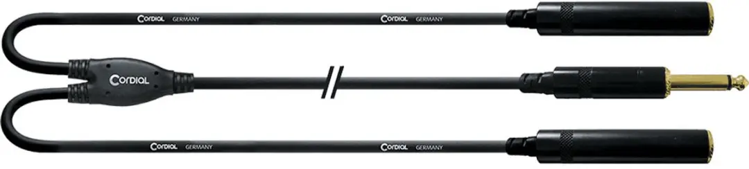 Cordial CFY 0,3 PGG Y-kabel 30cm