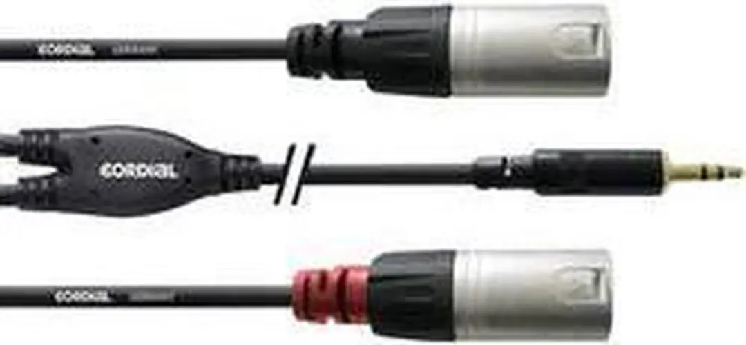 Cordial ACC0003434-000 Insert Kabel - 3,5m XLR M/M - Zwart