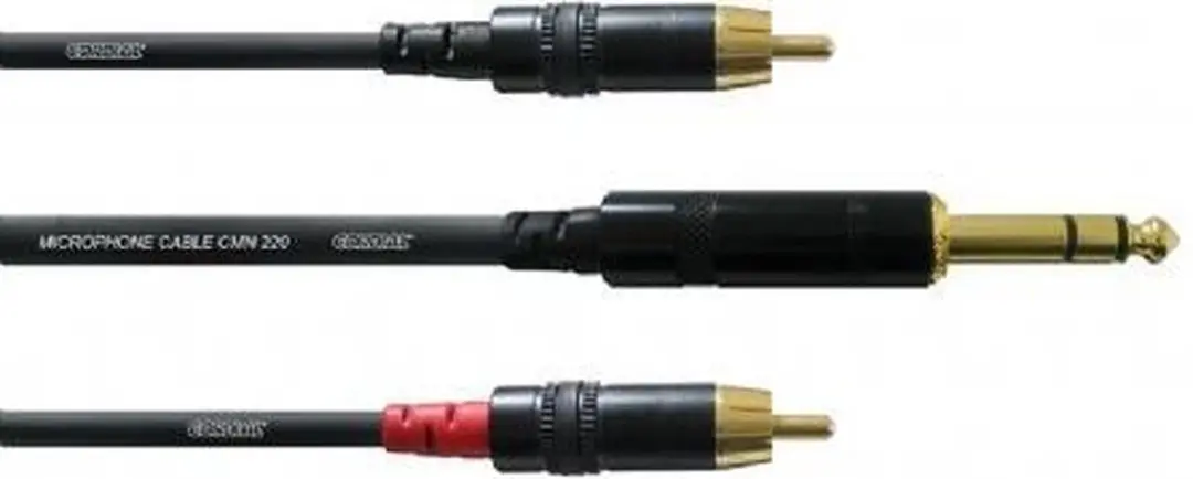 Cordial CFY 3 VCC Stereo Kabel - 3m - Zwart - afbeelding 6 van 6