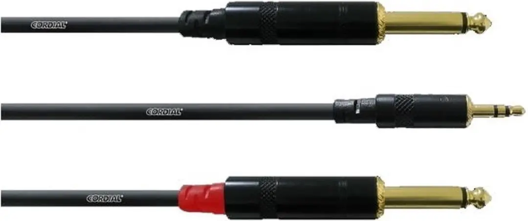 Cordial CFY 6 WPP Y-Audio-kabel 6m - Zwart - afbeelding 6 van 6