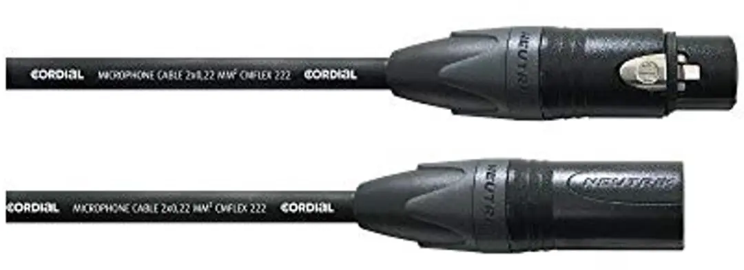 Cordial CPM FM FLEX Select Microfoonkabel - XLR M/V - Zwart
