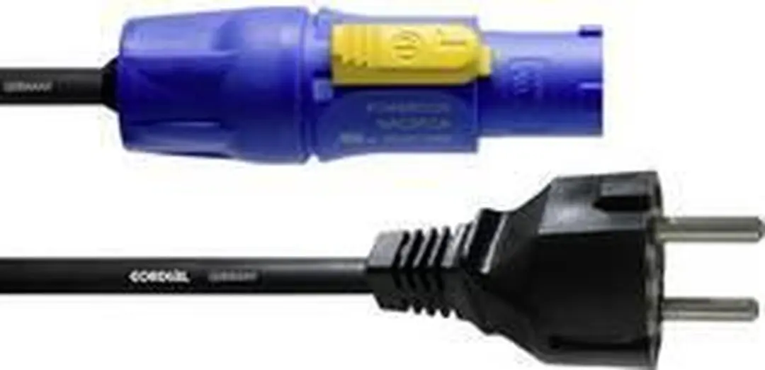 Cordial CFCA 5 S Stroomkabel Blauw