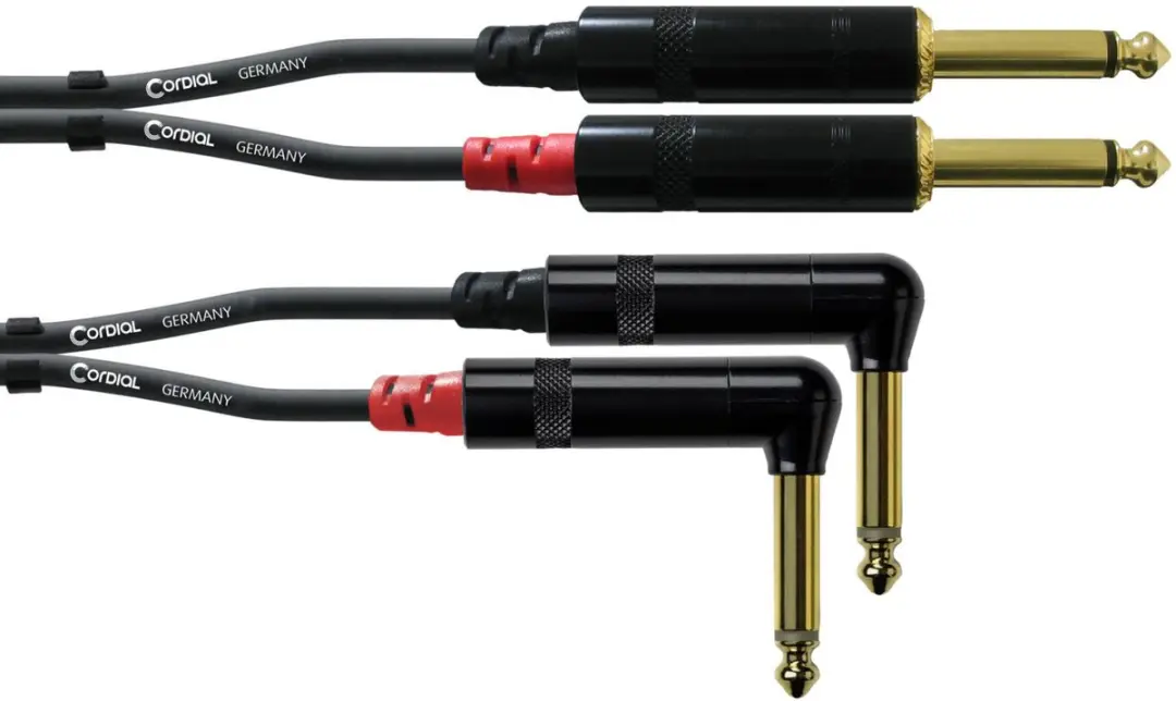 Cordial CFU 1.5 PR Dubbele jack-kabel 1,5 m