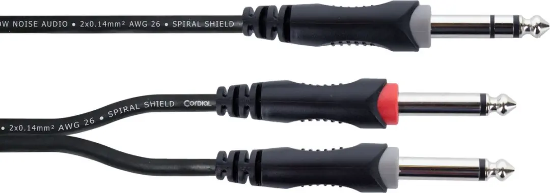Cordial EY 5 VPP Y-Adapterkabel 5m - Zwart