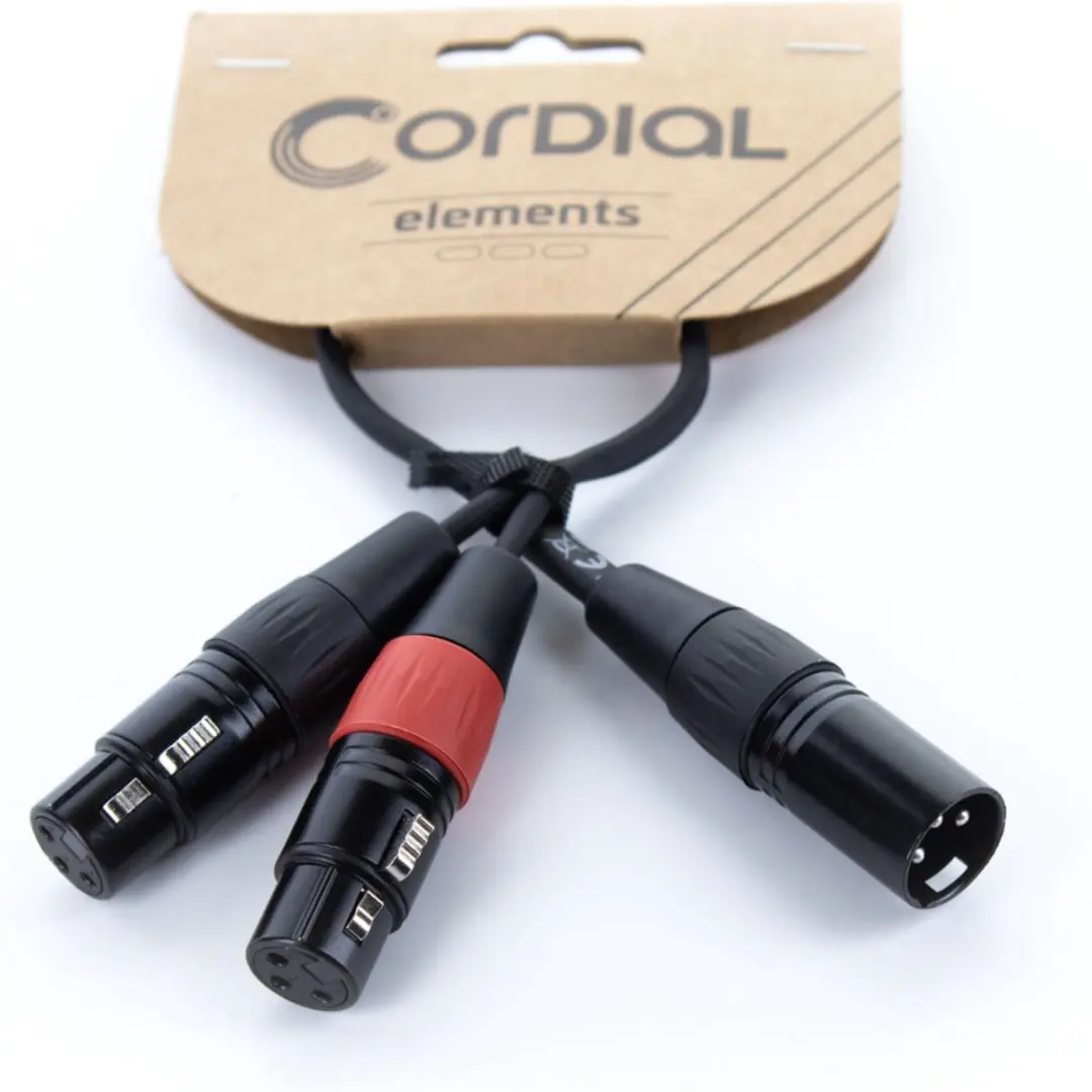 Cordial EY 0.3 MFF Y-Adapterkabel 0,3m