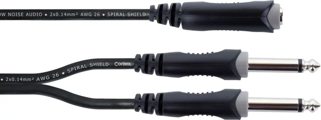 Cordial EY 0.3 GPP Y-Adapterkabel 0,3m - Zwart