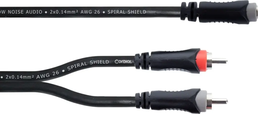 Cordial EY 0.3 YCC Y-Adapterkabel 0,3m - Zwart
