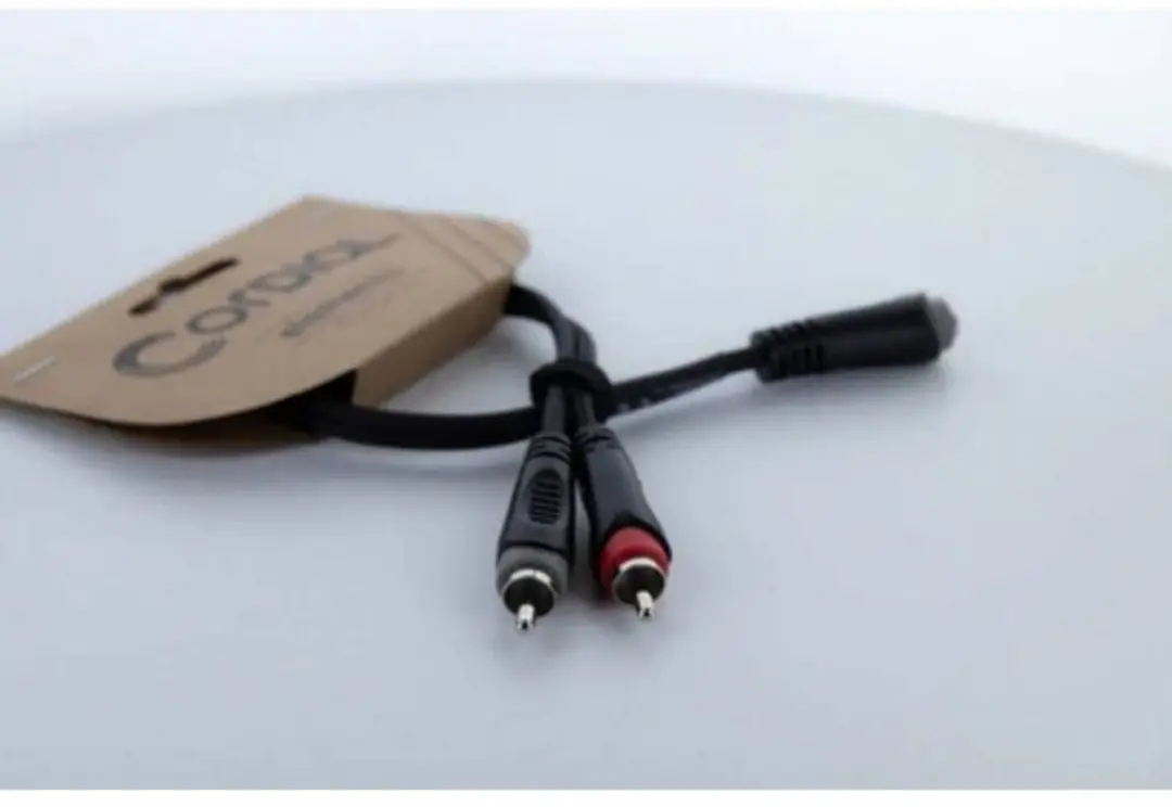 Cordial EY 0.3 YCC Y-Adapterkabel 0,3m - Zwart