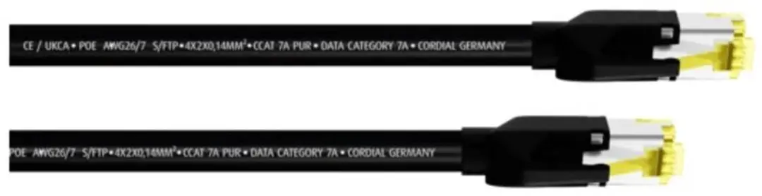 Cordial 15574 CAT 7a S/FTP Netwerkkabel 0,30m