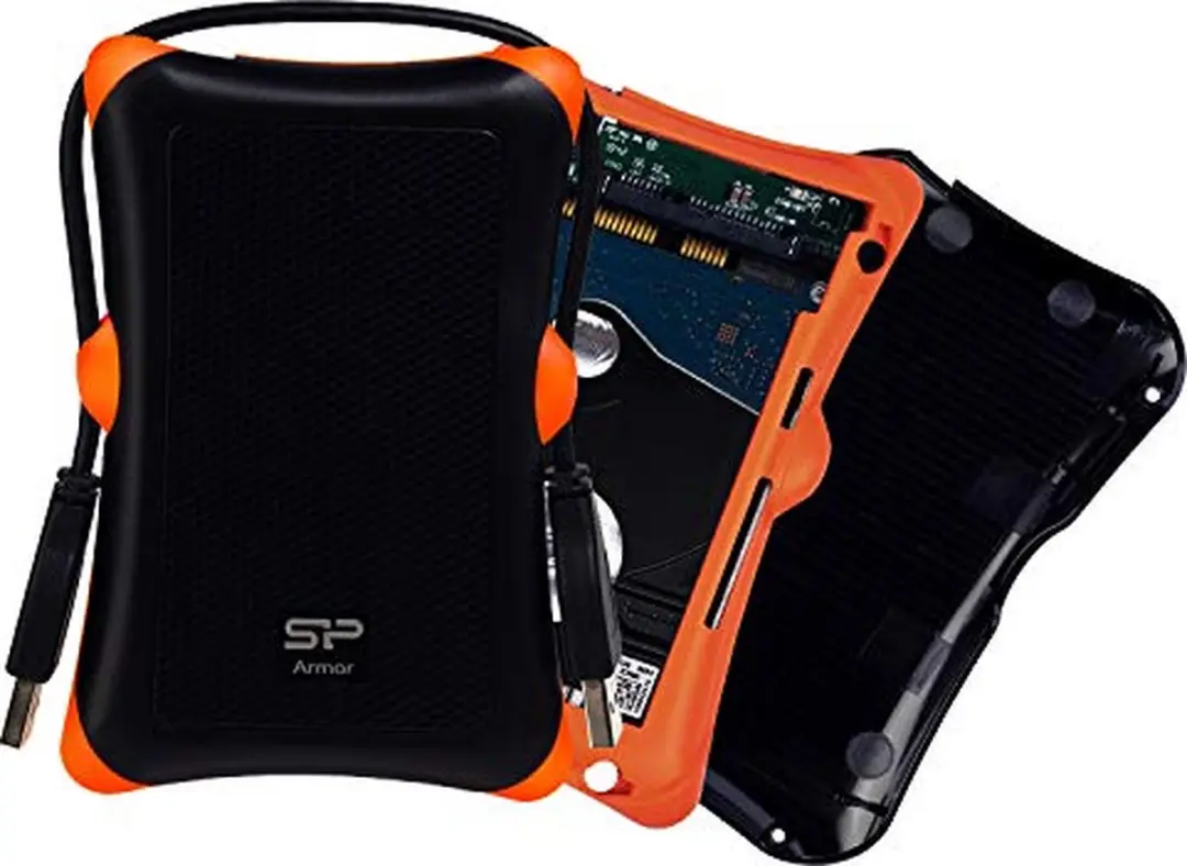 Silicon Power Armor A30 HDD/SSD Behuizing - Zwart/Oranje