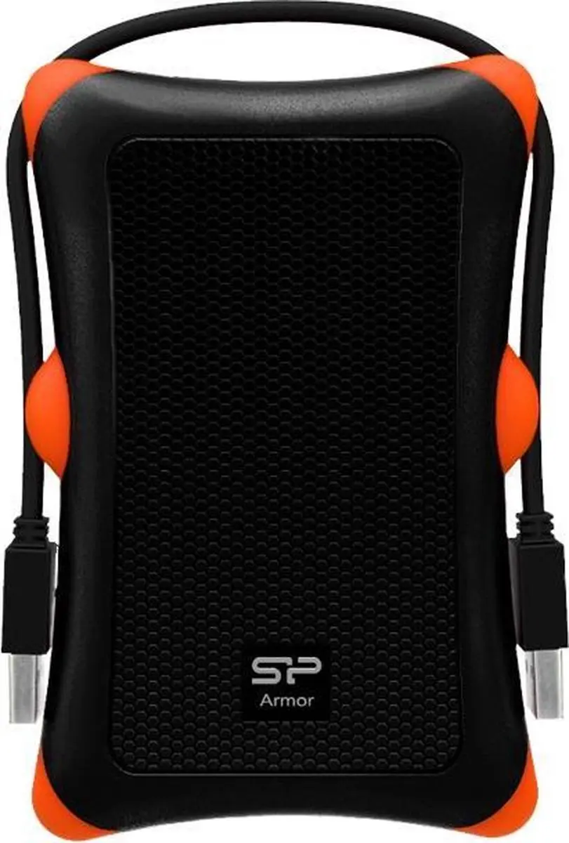 Silicon Power Armor A30 HDD/SSD Behuizing - Zwart/Oranje