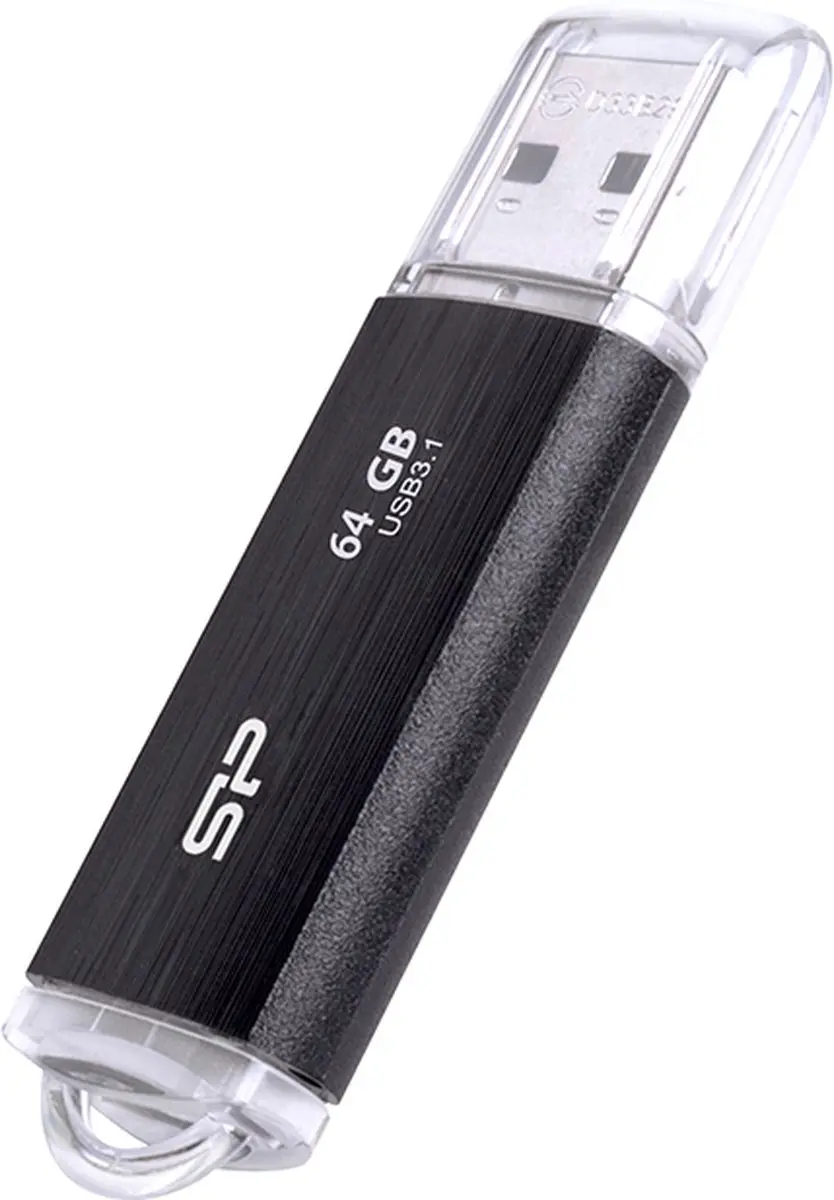 Silicon Power SP064GBUF3B02V1K USB Stick 64GB - Zwart