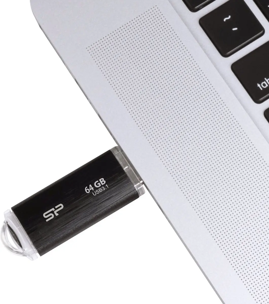 Silicon Power SP064GBUF3B02V1K USB Stick 64GB - Zwart