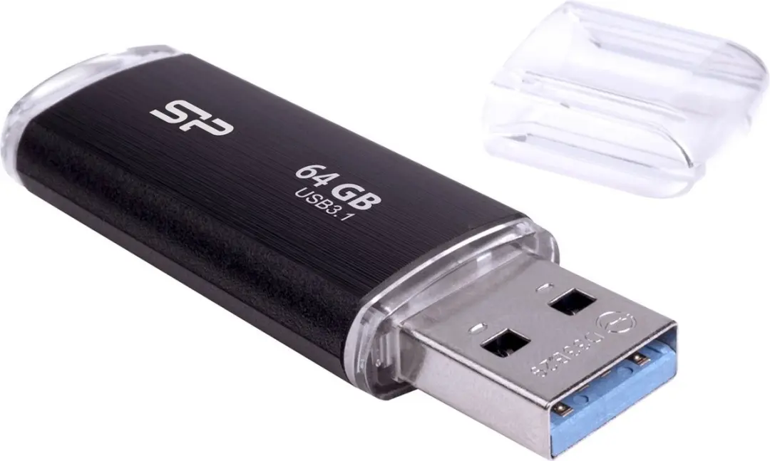 Silicon Power SP064GBUF3B02V1K USB Stick 64GB - Zwart