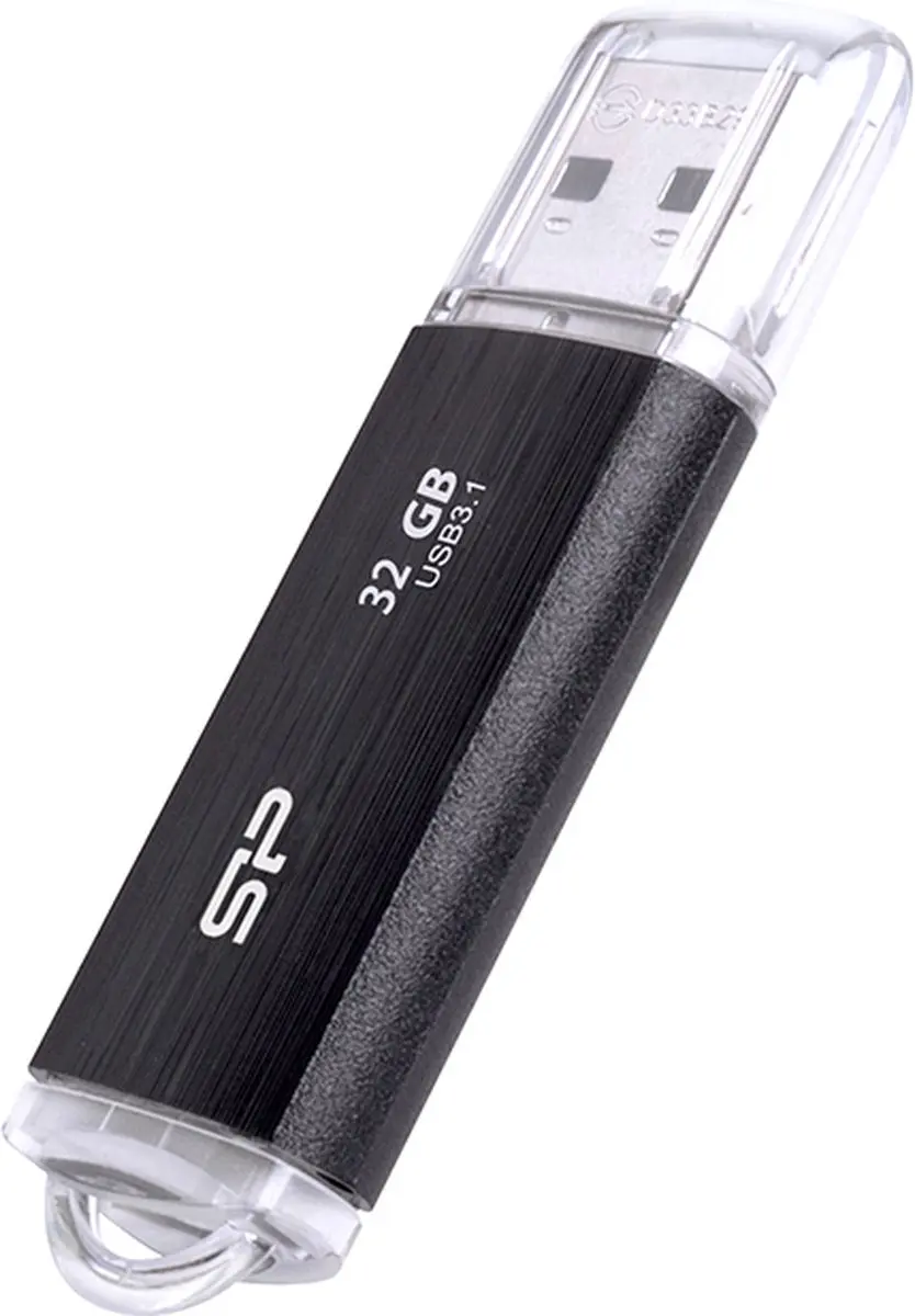 Silicon Power Blaze B02 USB Stick 32GB - Zwart - afbeelding 2 van 6
