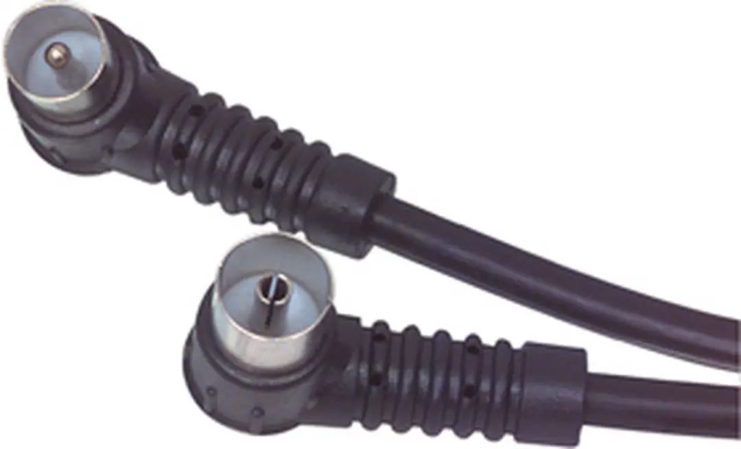 Valueline CX-B 1.5 coax-kabel 1,5 m Zwart