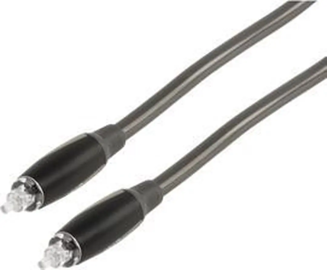 Valueline High-end Optische Kabel Met Oplichtende Ronde Pluggen 1.00 M