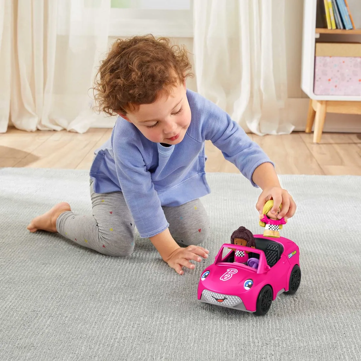 Fisher Price Barbie Cabriolet Little People - Multicolor