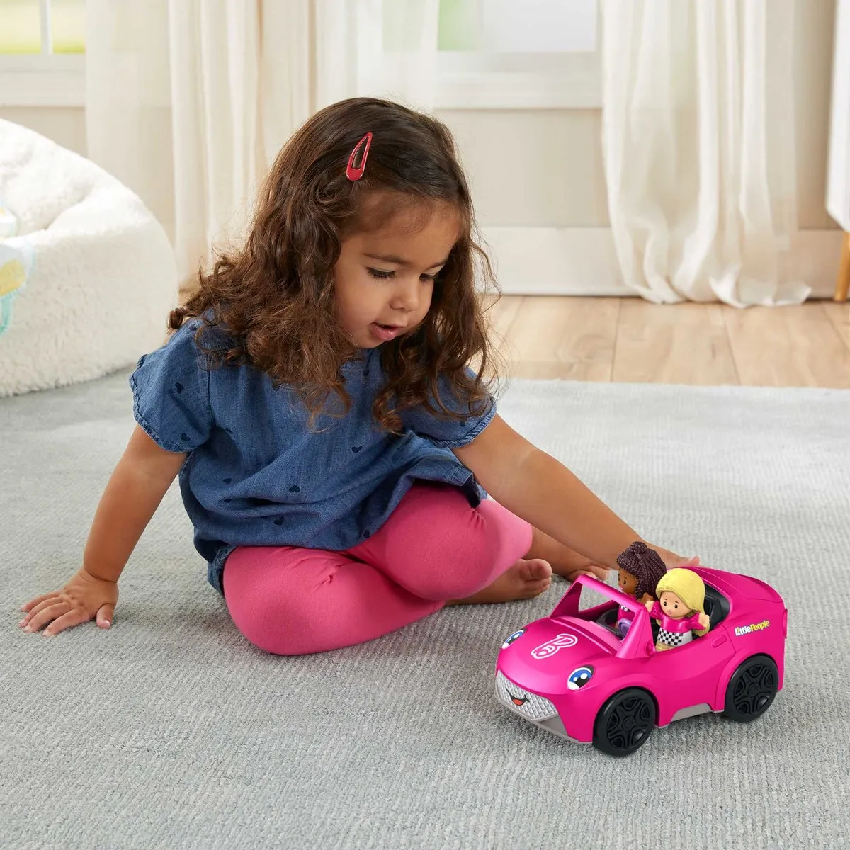 Fisher Price Barbie Cabriolet Little People - Multicolor