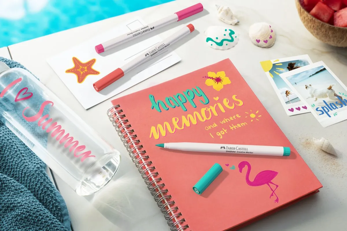 Faber-Castell Goldfaber Brush Marker Holiday Vibes - 6 Stuks