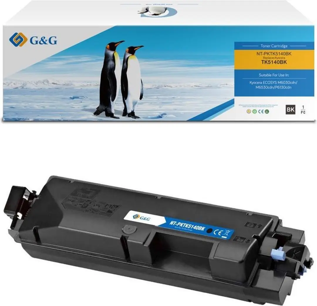 G&G Kyocera TK-5140 Toner cartridge zwart 1 stuk(s) Huismerk / 7000 Pagina's