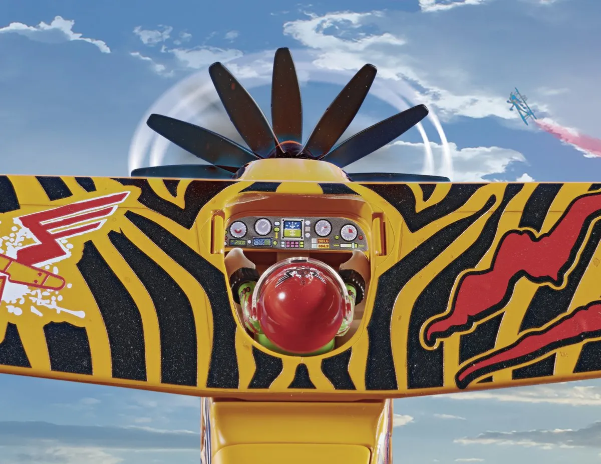 Playmobil Air Stunt Show Propellorvliegtuig Tiger 70902 - Multicolor
