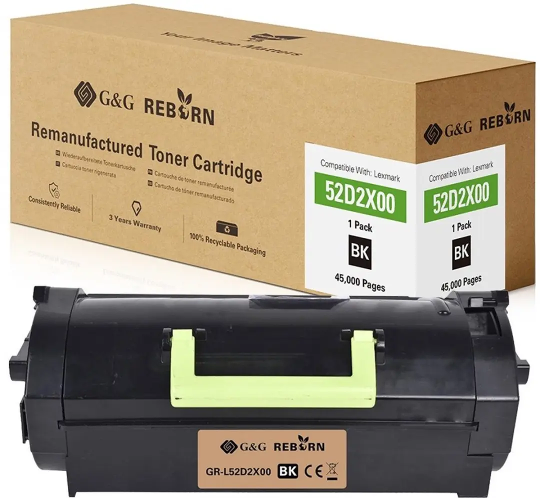 G&G Toner 21310 - Zwart - 45.000 Pagina's