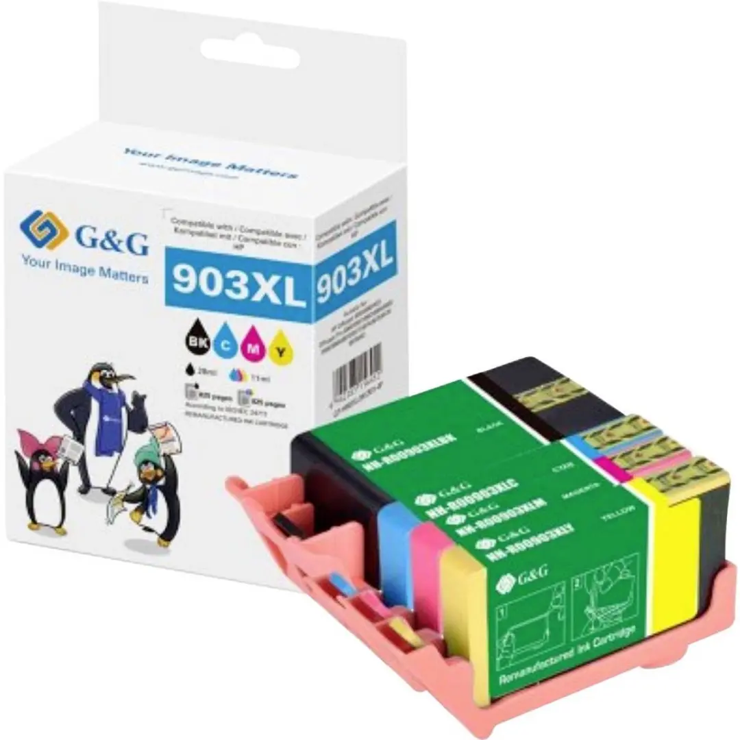 G&G NH-R00903XLBKCMY-B1 Inktcartridge