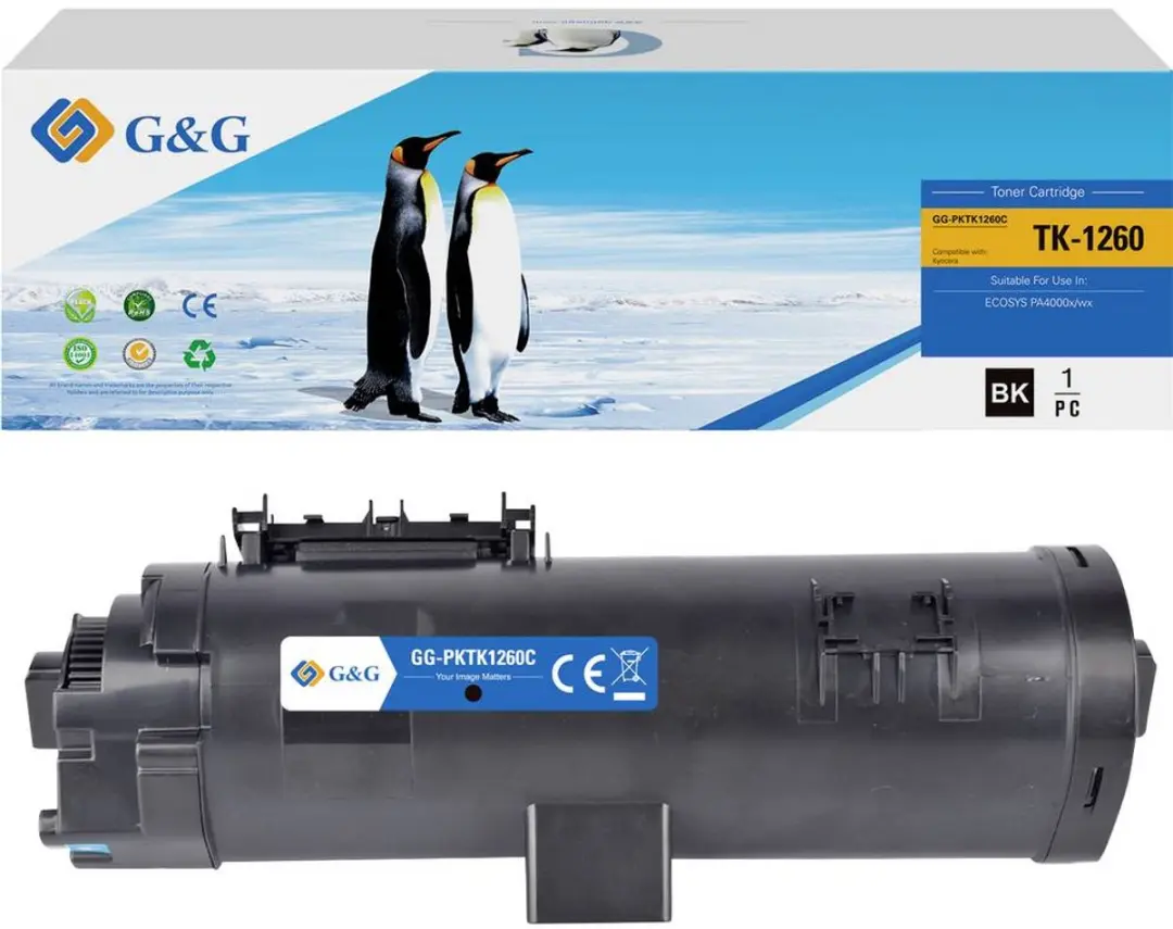 G&G GG-PKTK1260C Toner - Kleurloos