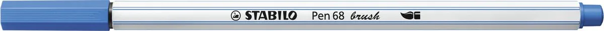 STABILO Pen 68 Brush Viltstift - Karmijn Rood