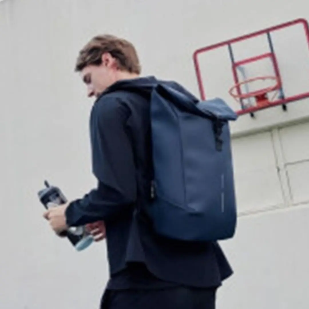XD Design Urban Water Resistant Flap Top P706-2625 - 15 inch - Navy - afbeelding 3 van 6